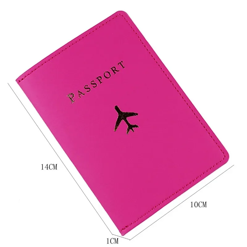 1PCS PU Leather Plane Passport - Tech Accessories For Travel recension och pris