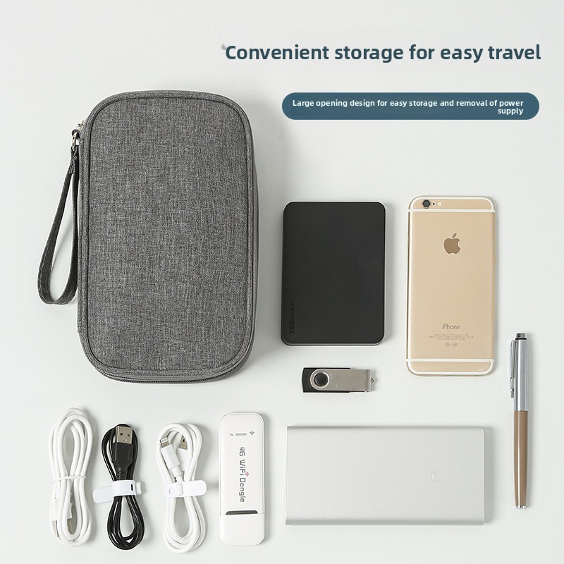 Slim Digital Cable Organizer B - Tech Accessories Travel Organizer Pouch recension och pris