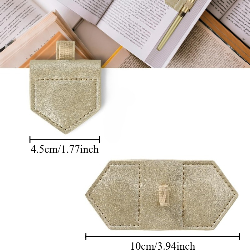 1pc Magnetic PU Leather Bookma - Pen Holder Magnetic recension och pris