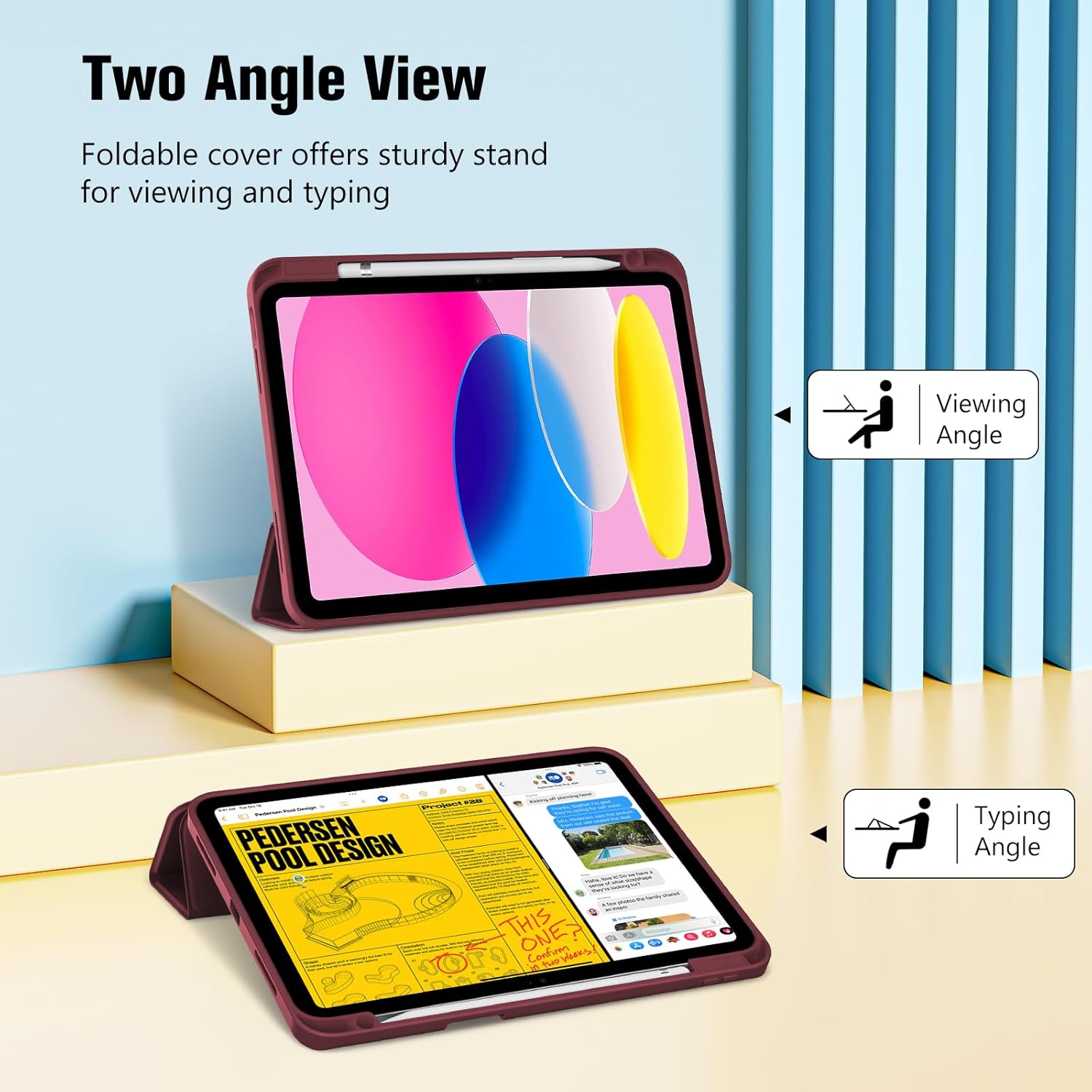 Tablet Case for iPad (A16) 11t - Pen Holder Magnetic recension och pris