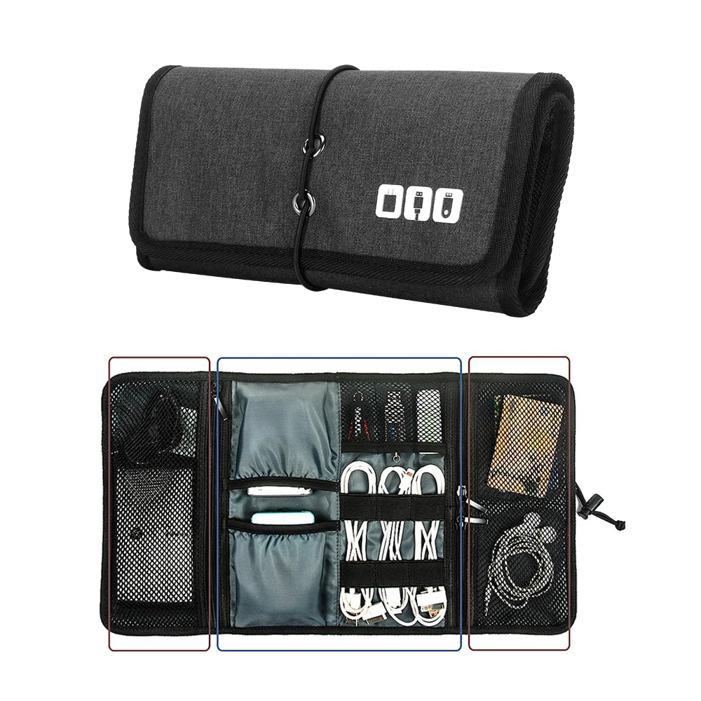 Electronic Organizer Cord Pouc - Tech Accessories Travel Organizer Pouch recension och pris