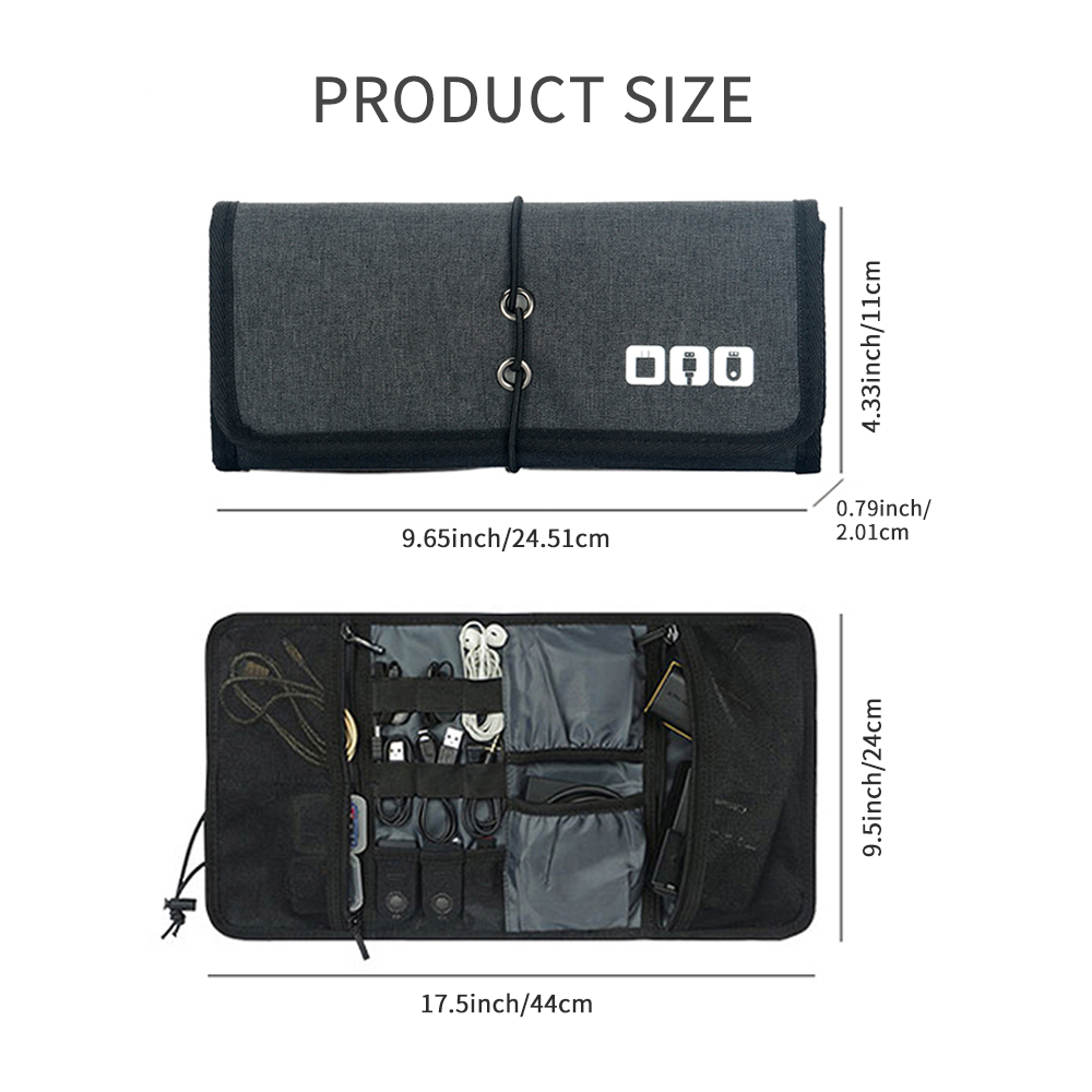Electronic Organizer Cord Pouc - Tech Accessories Travel Organizer Pouch recension och pris