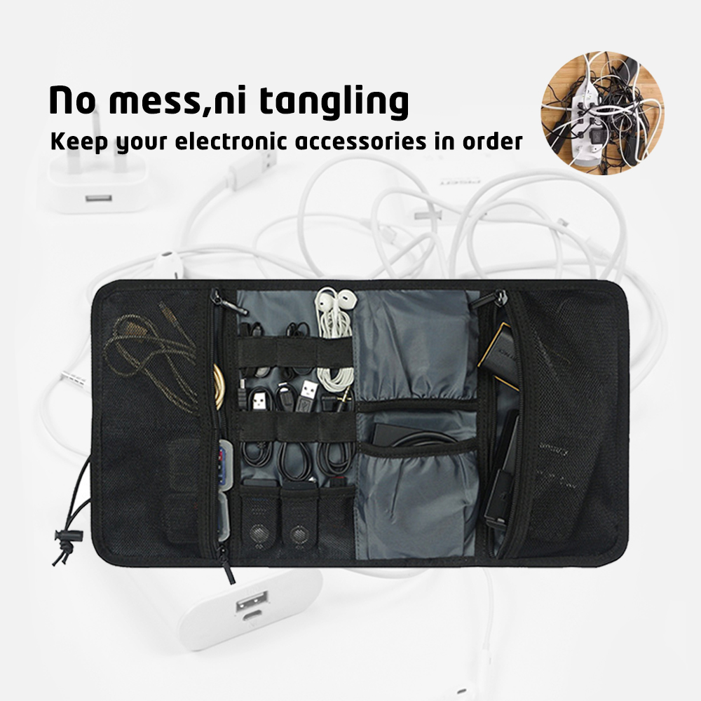 Electronic Organizer Cord Pouc - Tech Accessories Travel Organizer Pouch recension och pris