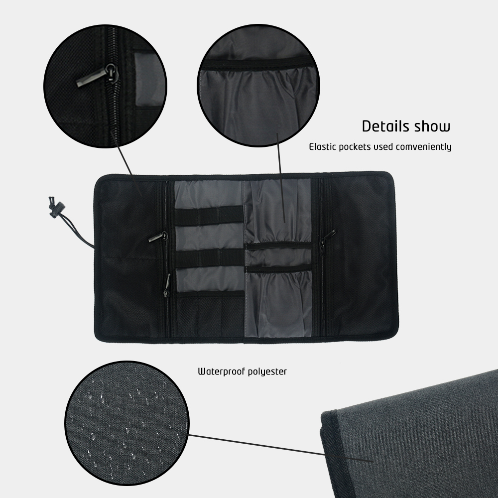 Travel Cable Storage Bag，Elect - Tech Accessories Travel Organizer Pouch recension och pris