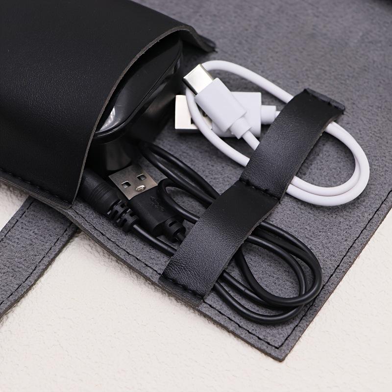 1PC PU Leather Multi-Compartme - Tech Accessories For Travel recension och pris