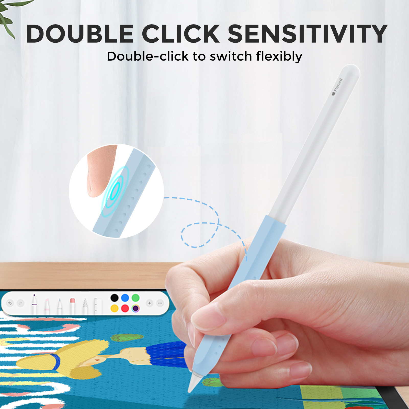 1PC Stylus Cover for Apple Pen - Pen Holder Magnetic recension och pris