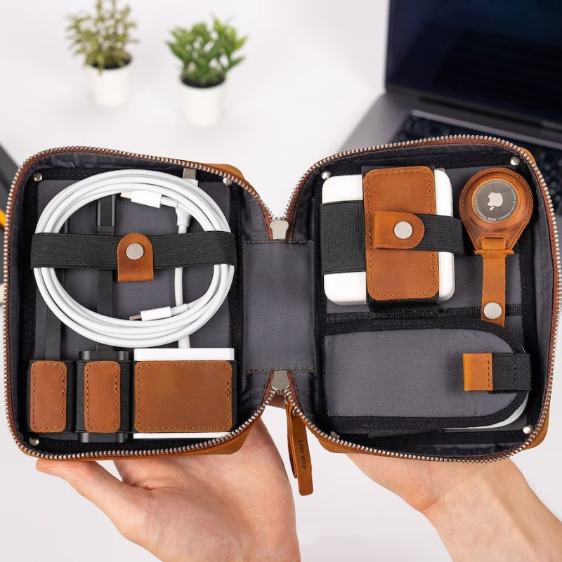 Portable Electronics Organizer - Tech Accessories Travel Organizer Pouch recension och pris