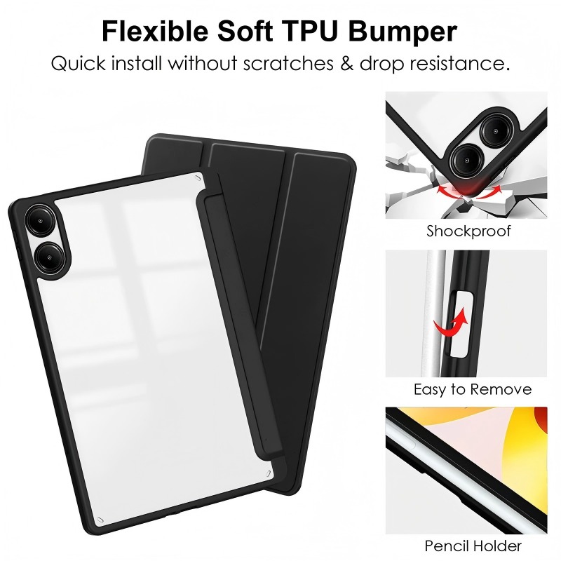 For Xiaomi Poco Pad M1 Case Wi - Pen Holder Magnetic recension och pris