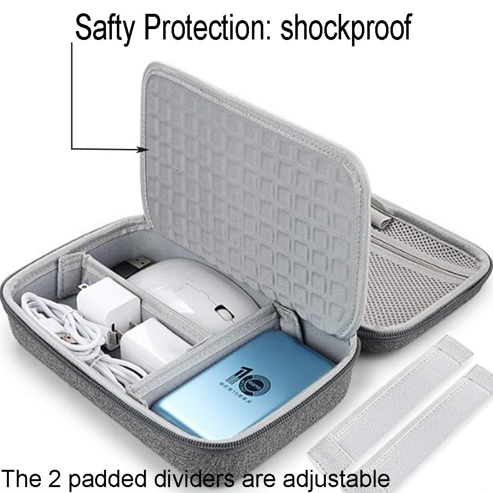 Portable Waterproof EVA Hard S - Tech Accessories Travel Organizer Pouch recension och pris