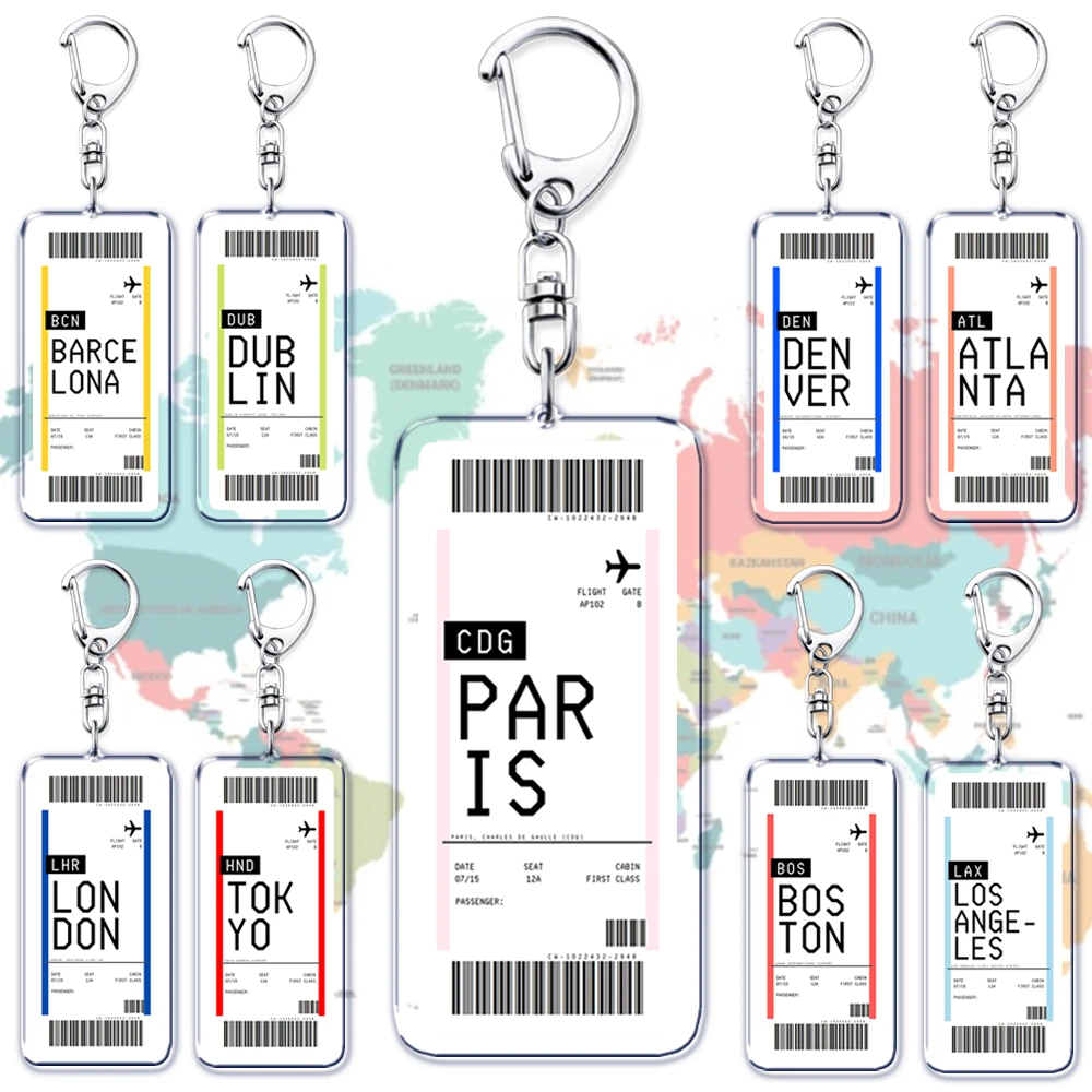 Plane Ticket Boarding Pass Key - Tech Accessories For Travel recension och pris