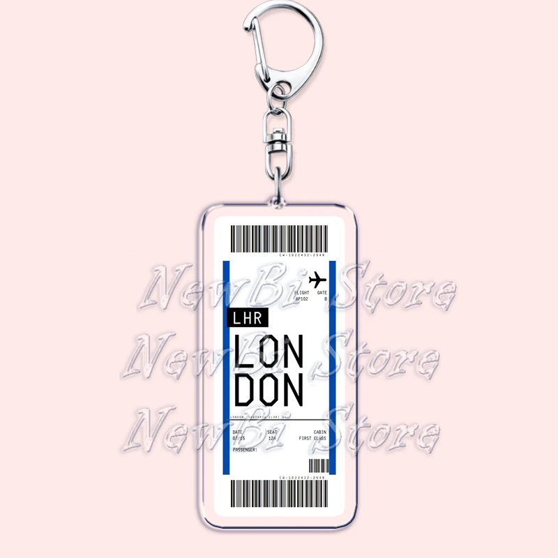 Plane Ticket Boarding Pass Key - Tech Accessories For Travel recension och pris