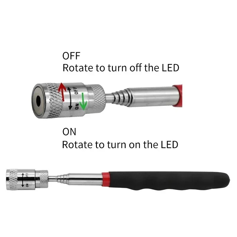 Telescopic Magnetic Pen with L - Pen Holder Magnetic recension och pris