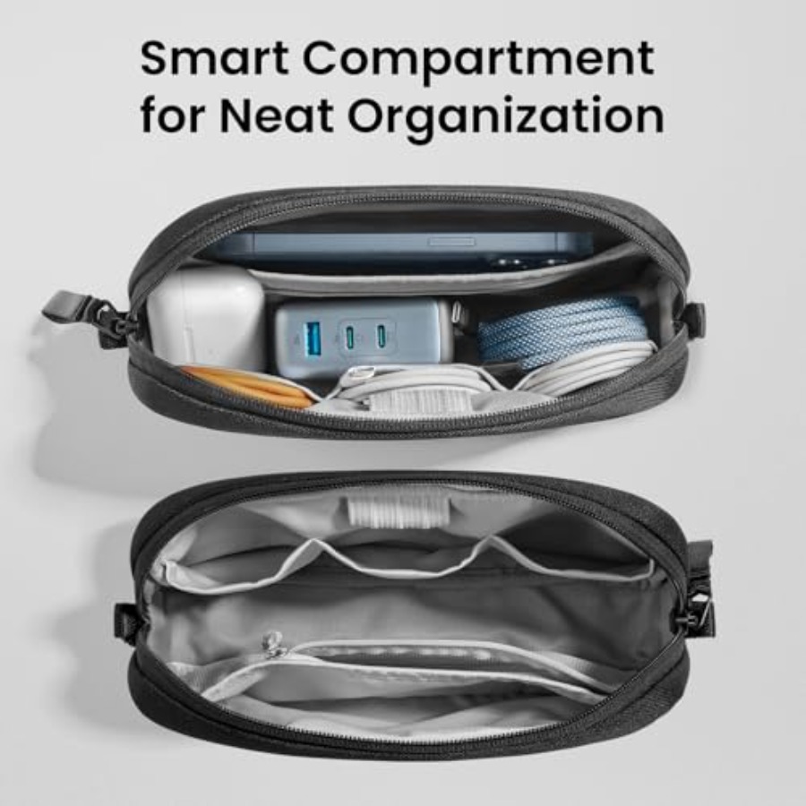 Electronics Organizer Travel C - Tech Accessories Travel Organizer Pouch recension och pris